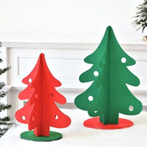 Non-woven Fabric Christmas Tree Tabletop Pendulum pieces Christmas Gift Candy Box Santa Elk Elk Lodge Gift Boxes