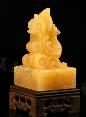 美玉雕天然玉石堂口祈福摆件