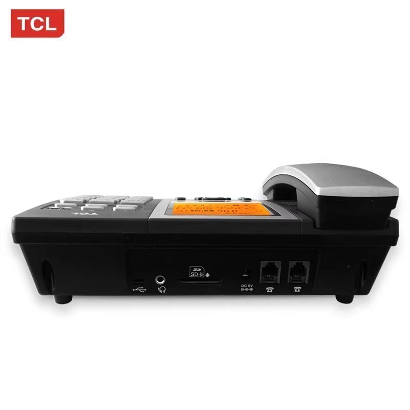 TCL88录音电话机家用办公智能自动录音固定电话送16G卡带SD卡耳麦 - 图3