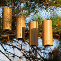 The Poetry of the Wind recited the Wind Suzuki-style Bamboo Bedroom Balcony Summer and the Bell Hanging