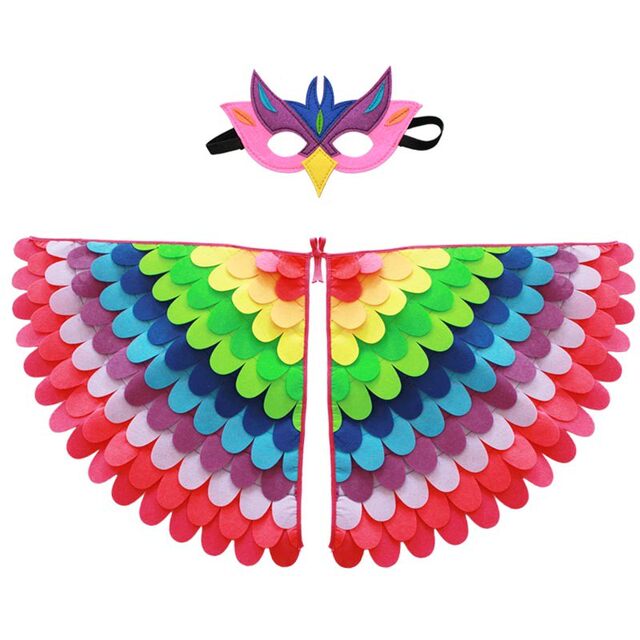 Owl flamingo oriole peacock costume ການປະຕິບັດ costume