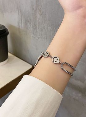 百搭时尚高级感钛钢多层手链