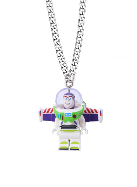 巴斯光年积木男女街头潮人风项链