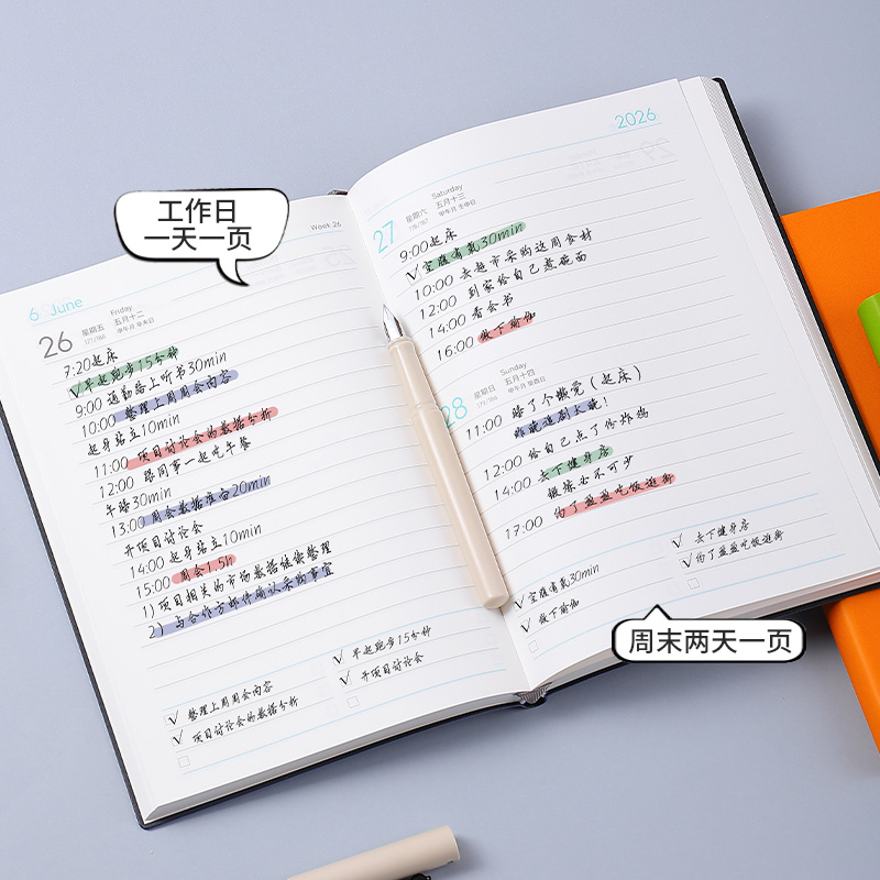 Timeline Calendar Planner Efficiency Manual Weight Loss