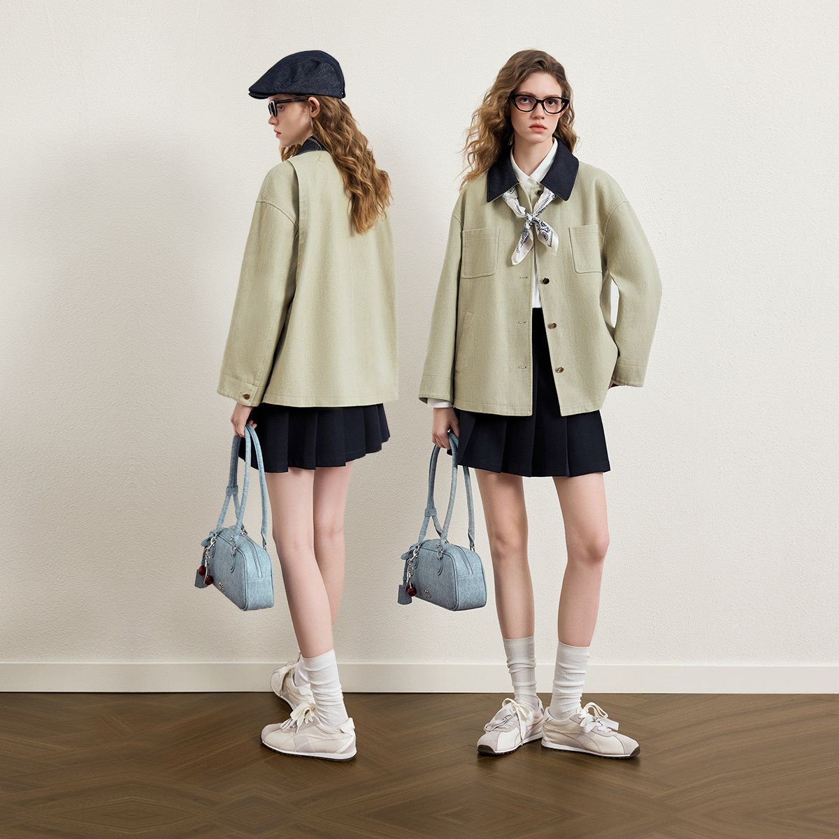 【100%棉】KBNE松弛休闲外套女2026春季新款高级感小个子牛仔上衣,淘宝优惠券,粉丝福利购,淘宝优惠卷