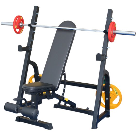 Fitness thickened weightlifting squat rack