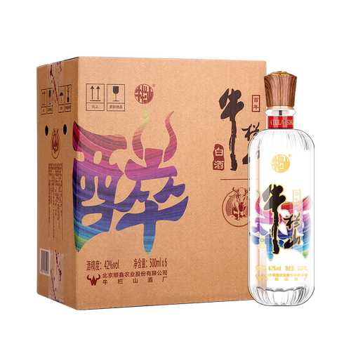 百年牛栏山二锅头醉系列清香型口粮白酒水整箱自饮囤货装 - 图0