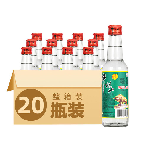牛栏山二锅头42度白牛二陈酿265ml*20瓶低度浓香风格自饮口粮酒水 - 图0