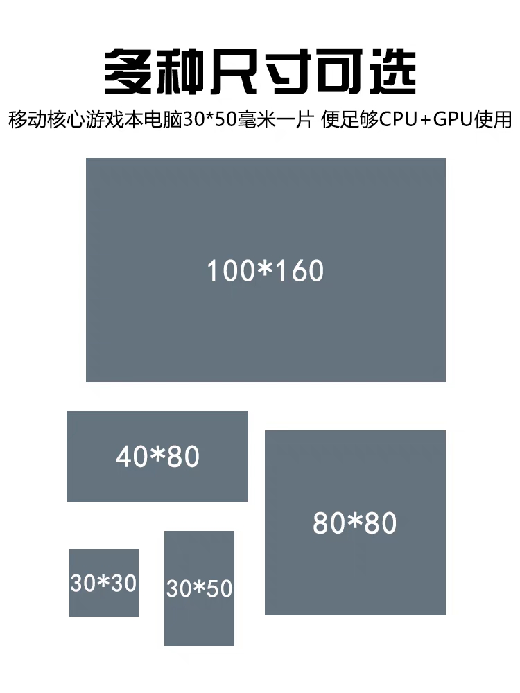 霍尼韦尔PTM7950 相变导热片CPU，GPU相变硅脂垫贴片材料 - 图1