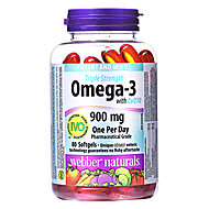 WebberNaturals进口浓缩Omega-3深海鱼油