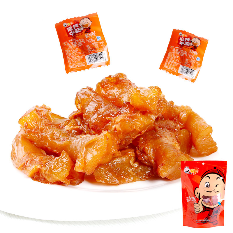 牛蹄筋熟食真空包装香辣味零食小吃特产 120g 阿满食品麻辣牛筋粒 牛蹄筋熟食真空包装香辣味零食小吃特产 120g 阿满食品麻辣牛筋粒