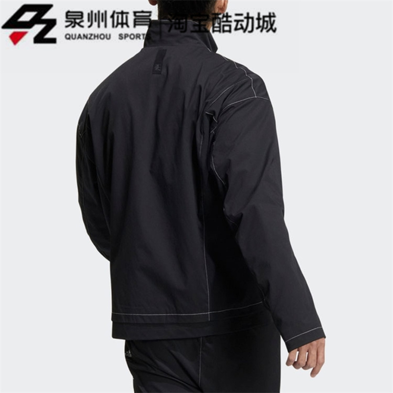 Adidas/阿迪达斯WJ JKT DENIM男子休闲武极立领外套HM7471 HE5137-图0