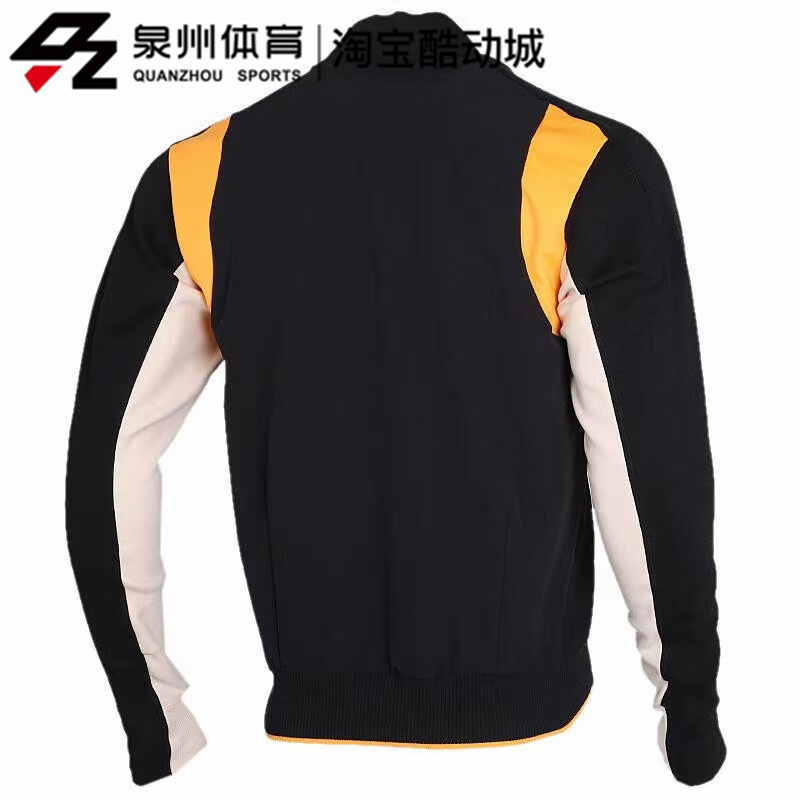 Adidas/阿迪达斯男子休闲运动舒适宽松立领夹克棒球服外套 EA0372 - 图2