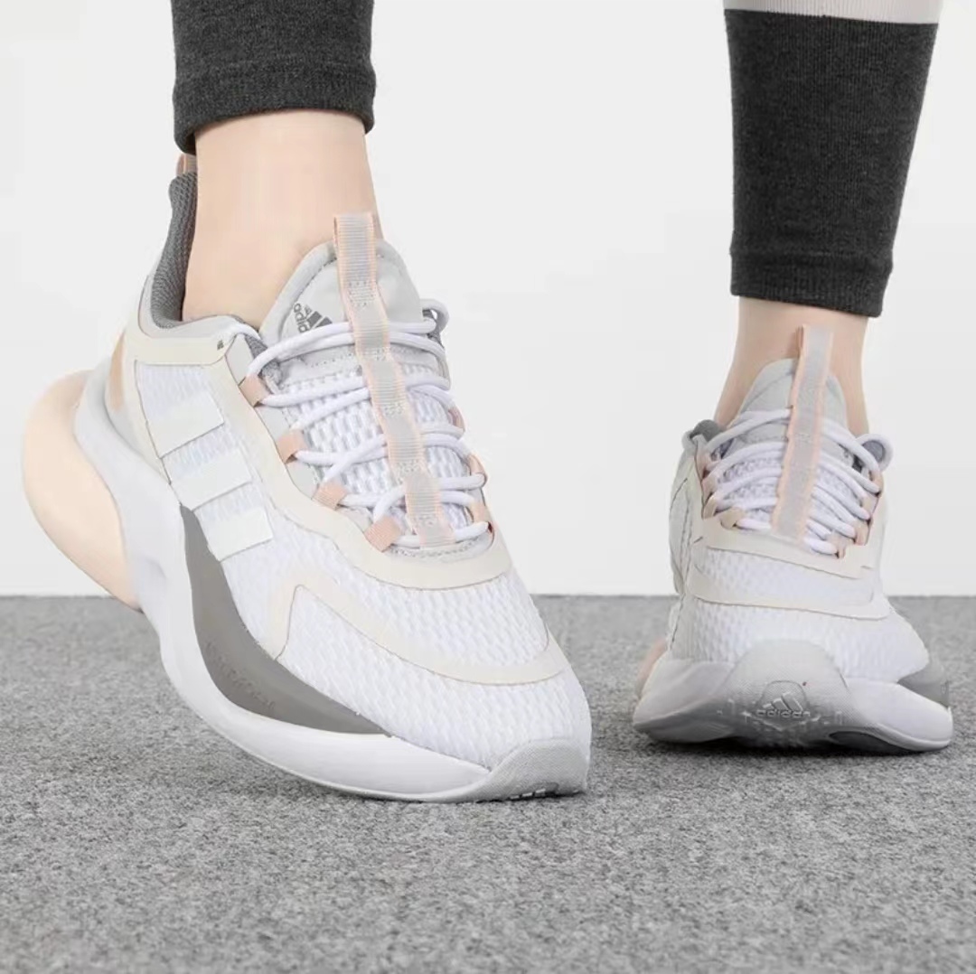 Adidas/阿迪达斯女子AlphaBounce+舒适防滑耐磨低帮跑步鞋HP6147-图1