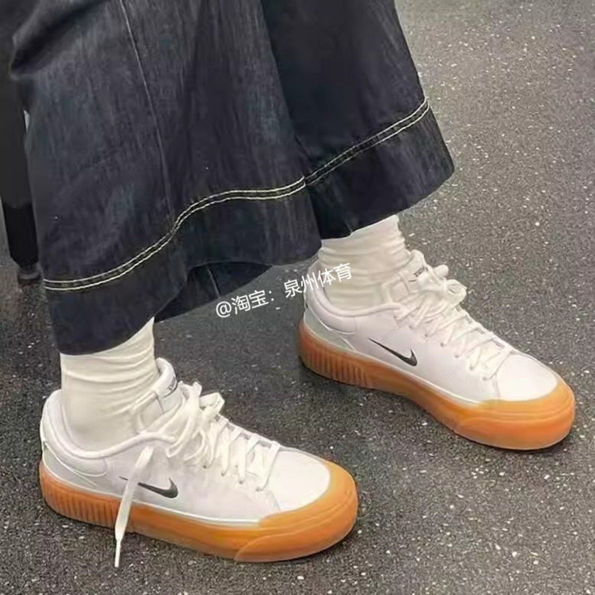 Nike耐克COURT LEGACY女子运动鞋板鞋厚底鞋增高FV5526-100-102,淘宝优惠券,粉丝福利购,淘宝优惠卷