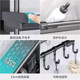 Bathroom bathroom storage rack wall mounted towel rack