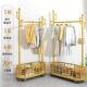 Clothes rack floor-standing bedroom clothes hanger movable home