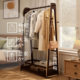 Solid wood floor-standing clothes hanger bedroom home coat rack