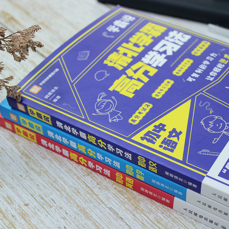 学霸说 清北学霸高分学习法 初中数学+初中语文+初中英语 闻道清北 附视频课 学习成绩突破家庭教育中考学霸笔记学习方法书