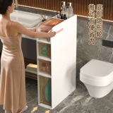 Ванная комната, туалет туалета в ванной комнате, шкаф для хранения туалета может бесплатно установить шкаф для посадки
