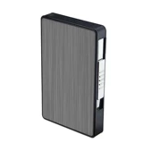 Портсигар, креативная брендовая портативная тонкая зажигалка с зарядкой подходит для мужчин и женщин, популярно в интернете