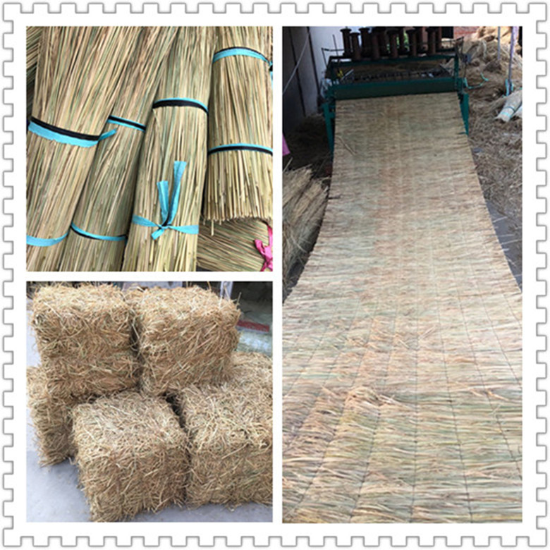 定制天然农家乐稻草帘子装饰复古稻草大棚禅意保温防寒冻稻草绳子 - 图2