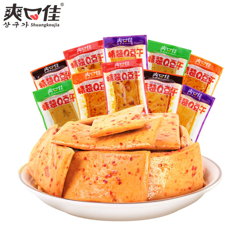 【新日期】爽口佳q 1000g爽豆干 爽口佳豆腐干