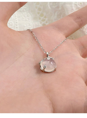 现货新鲜出炉小众百搭白玉髓足银