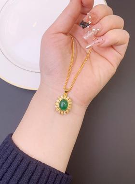 复古越南风沙金珍珠首饰套装