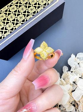 越南沙金四叶花轻奢女饰套装