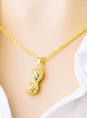 金店同款镀金越南沙金吊坠