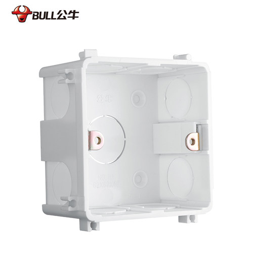 公牛86型118型低底盒线盒暗盒插座开关盒接线盒明装明盒暗装预埋 - 图3