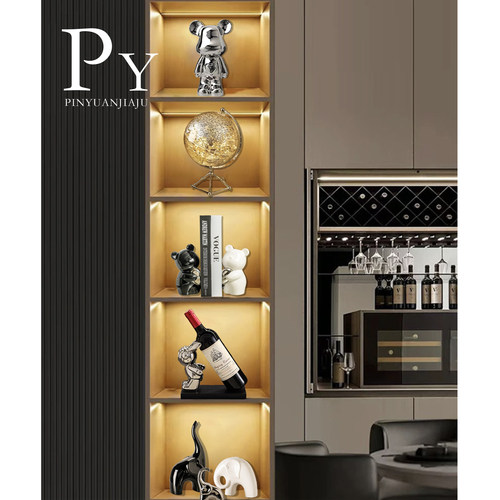 透明地球仪摆件轻奢高档酒柜套装家居客厅电视柜办公室桌装饰品 - 图1