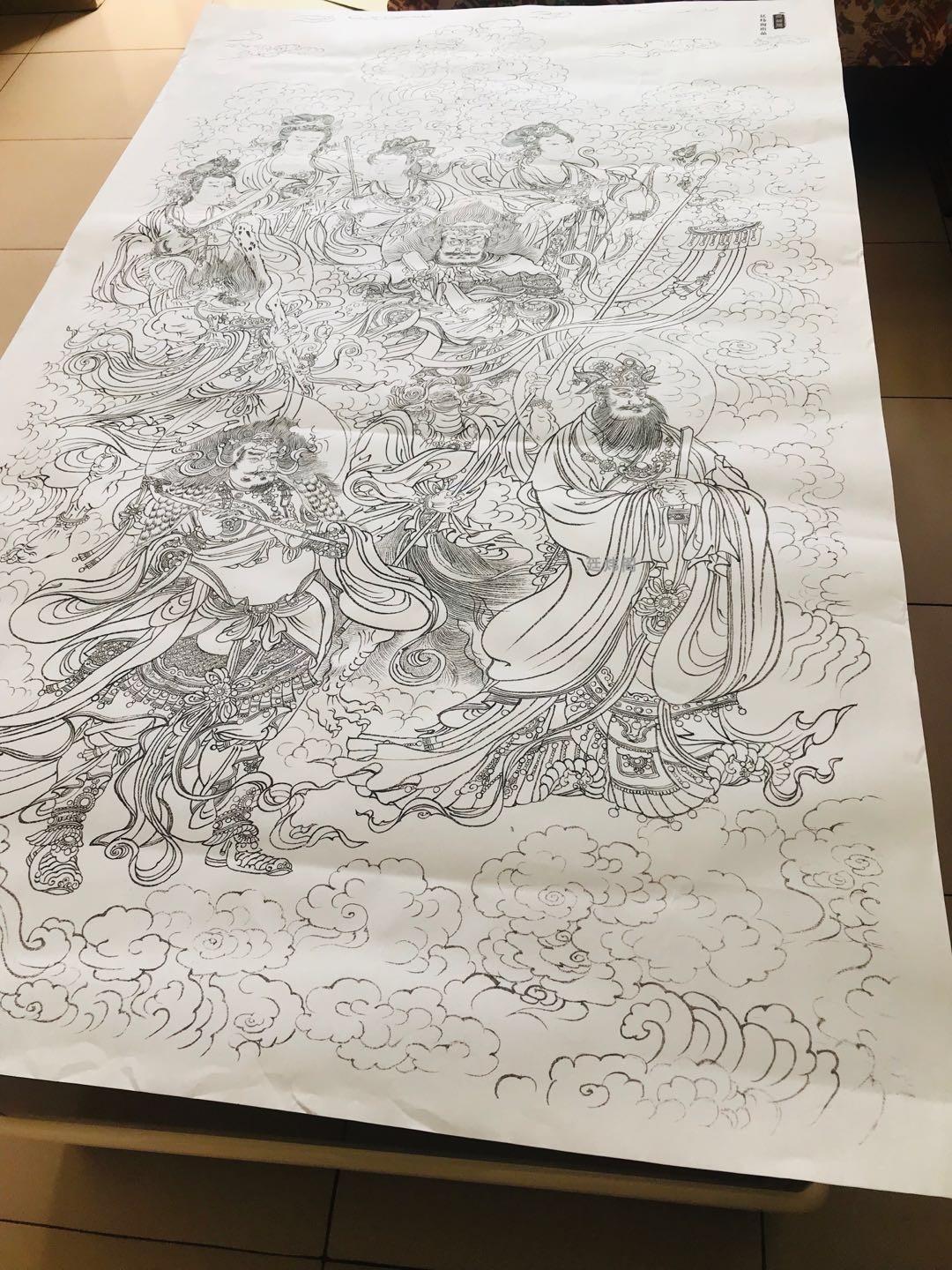 廷炜阁国画工笔画白描底稿高清大图临摹练习新品推荐天龙八部 - 图3