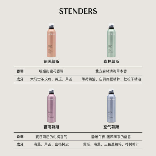 STENDERS施丹兰沐浴露 瞬间起泡 200ml慕斯男女锁水保湿持久留香 - 图3