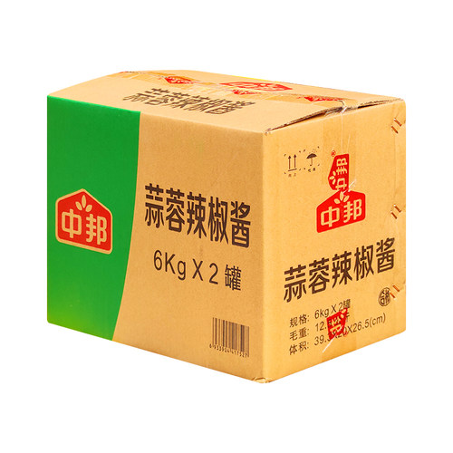 中邦 6kg*2桶 蒜蓉辣椒酱 岭南牛杂火锅牛杂煲鸡公煲用 - 图3