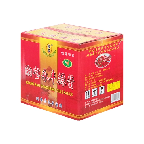 Юнфенг острый соус 290 г*24 бутылки соуса из чили Хунэн, содержащий соевые блюда, жареные блюда, блюда и рисовая лапша
