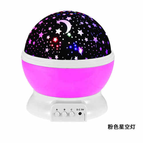 星空投影仪星空灯少女七彩浪漫梦幻旋转炫彩卧室床头氛围感小夜灯 - 图1