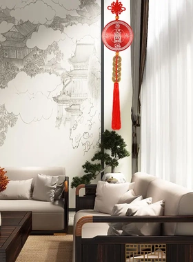 四神兽福贴房屋缺角牌补角牌挂件