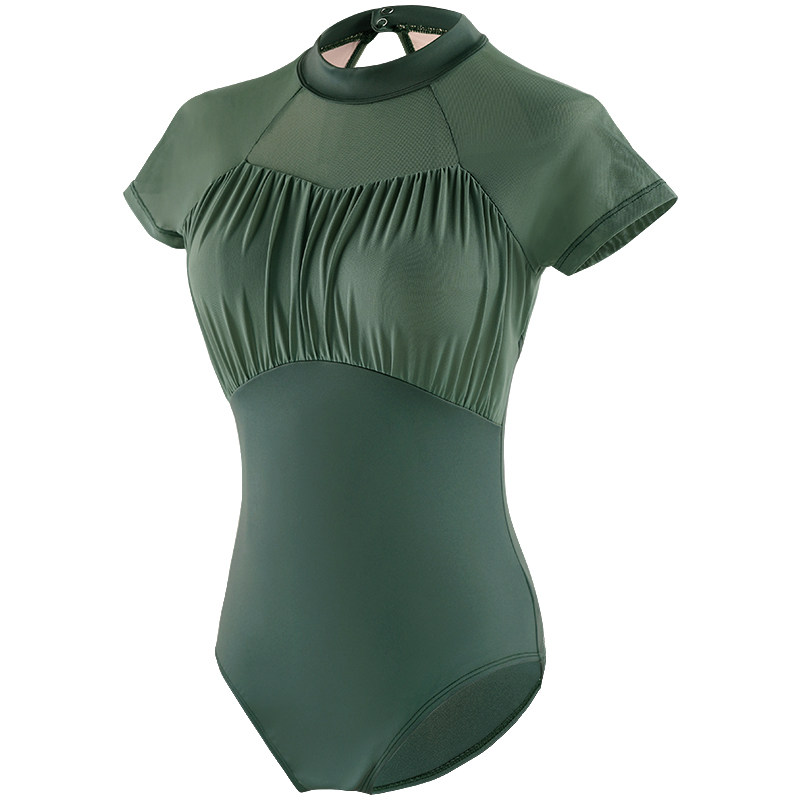 芭蕾舞基训艺考成人立领女高胯体服 艾舞戈芭蕾舞服