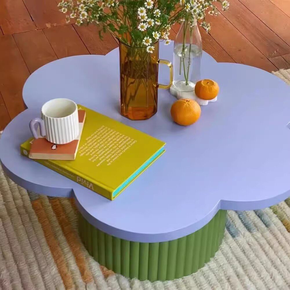 ins风玫红色花茶几艺术感异形简约现代边几民宿边桌设计师网红,淘宝优惠券,粉丝福利购,淘宝优惠卷