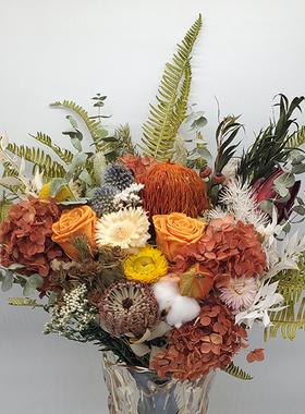 班克木帝王花永生花南非进口干花