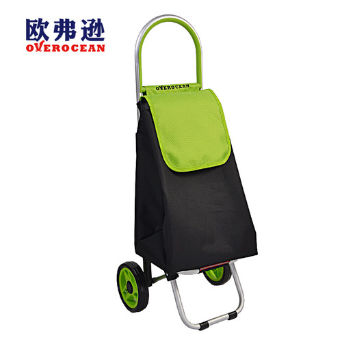 欧弗逊家用轻便型购物车户外手拉车可折叠便携超市买菜车小拖车 - 图2