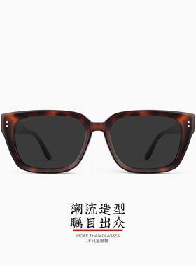 木九十窄方框显脸小质感太阳镜