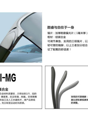 墨镜日夜两用户外运动风钓鱼眼镜