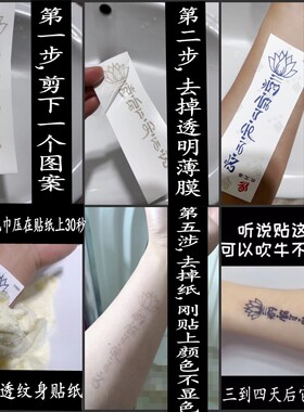 满十包邮果汁纹身草本持久半永久