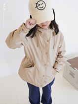 Autumn-style male and female child-to-cap straight-cylinder waist-to-waist draw rope lace jacket wind-up dress for adults