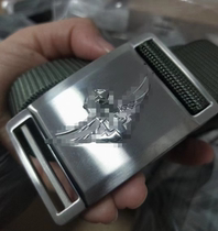 21 Flying Belt Woven Nylon Pilot Inside Belt Titanium Metal Leather Led Movement Training Outdoor Canvas