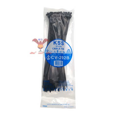热卖台湾正品 KSS尼龙扎带CV-292B黑色/白色 原装进口 3.6*292 - 图3