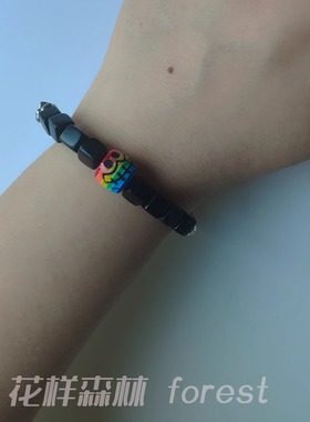 【Lotus 忘忧】花样森林原创|小众男生女生手链天然石设计感礼物